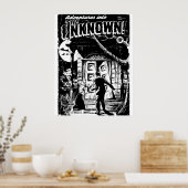 ホラー漫画ブックカバーレトロヴィンテージボリューム001 ポスター (キッチン)