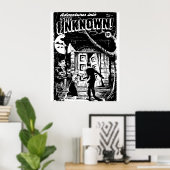 ホラー漫画ブックカバーレトロヴィンテージボリューム001 ポスター (ホームオフィス)