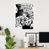 ホラー漫画ブックカバーレトロヴィンテージボリューム014 ポスター (ホームオフィス)