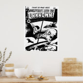 ホラー漫画ブックカバーレトロヴィンテージボリューム031 ポスター (キッチン)