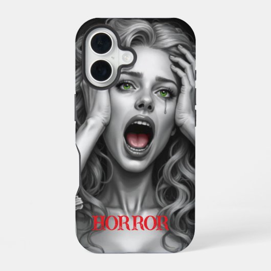 ホラー画像 iPhone 16ケース (裏面)