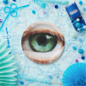 ホラー眼球&ハロウィングリーンアイ/スプーキーゾンビ ペーパープレート (パーティー)