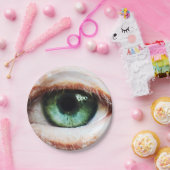 ホラー眼球&ハロウィングリーンアイ/スプーキーゾンビ ペーパープレート (パーティー)