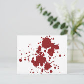 ホラー血痕 ポストカード (スタンド正面)