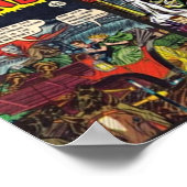 ホラー超自然漫画カバーヴィンテージ漫画 ポスター (角)