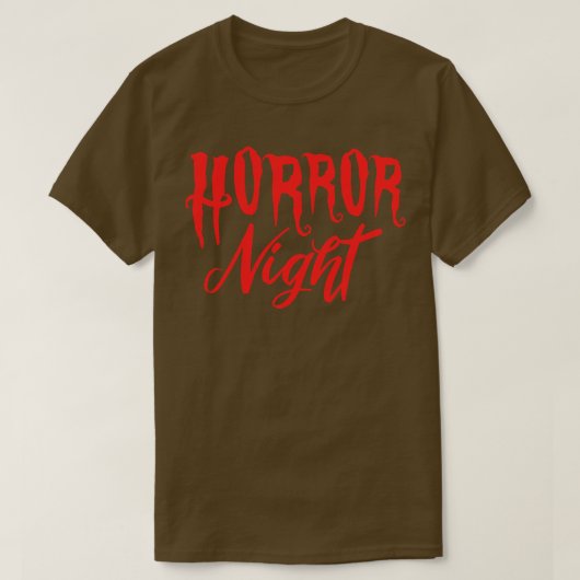 ホラー8 Tシャツ (デザイン正面)