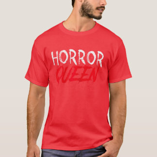 ホラー・クイーン・ガール・女性・ホラー映画 Tシャツ