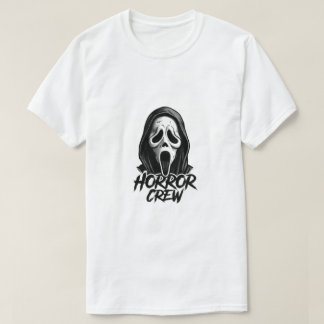 ホラー・クルー ゴーストマスク ヴィンテージ・スラッシャームービー Tシャツ
