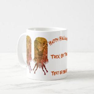 ホラー・ゴブリン墓石ハロウィンパーソナライズされた コーヒーマグカップ