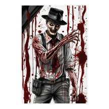 ホラー・ナイトメアポスター - ブラッドハロウィンの壁のアート