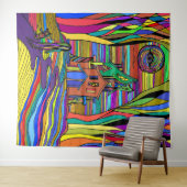 ホラー ハウス タペストリー (インサイチュ(横))