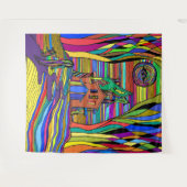 ホラー ハウス タペストリー (正面(横))