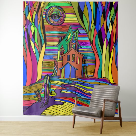 ホラー ハウス タペストリー (インサイチュ)