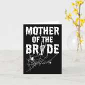 ホラー・ハロウィーン・ビシュの花嫁メイドの母親 カード (黄色い花)