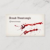 ホラー・バンパイア（ばちゃばちゃ）跳ねる 名刺 (正面)