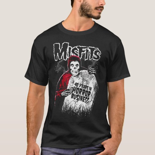 ホラー・パンク・ビジネスで40年 Tシャツ (正面)