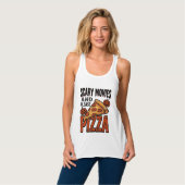 ホラー・ピザTシャツ 怖い映画好きな人へ_1 タンクトップ (正面フル)