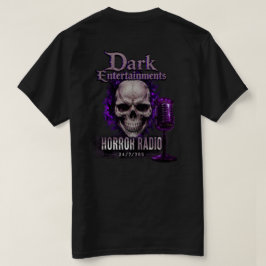 ホラー・ラジオ・ダークエンタテインメント・ドクロTシャツ Tシャツ