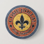 ホラ来!フルーアデリスの円のロゴ 缶バッジ (正面)