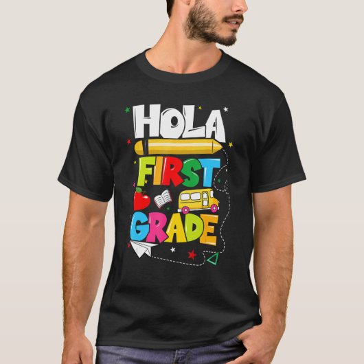 ホラ1年生スペインの先生校 Tシャツ (正面)