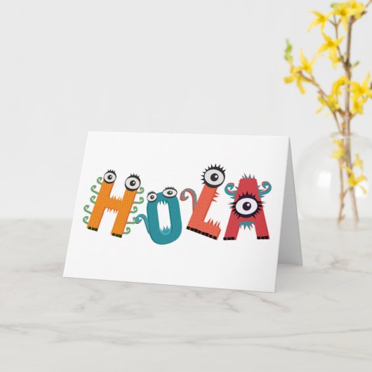 ホラ カード (黄色い花)