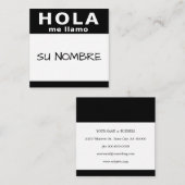 ホラ・スノムブレ・スクエア スクエア名刺 (正面/裏面)