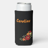 ホラ！スペインのテーマ/セノリータ/編集可能な名前 スリム缶クーラー (Seltzer裏面)