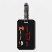 ホラ!スペインのテーマ/セノリータ/編集可能文字 ラゲッジタグ (裏面縦)