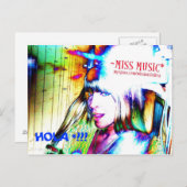 ホラ!!(音楽を使ったカメラ恋しく思タイム*はがき ポストカード (正面/裏面)