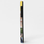 ホラ！4フォトコラージュ明るい黄パーソナライズされた色 Case-Mate iPhoneケース (裏面/左)