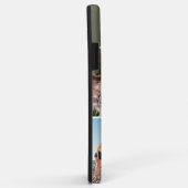 ホラ！4フォトコラージュ緑パーソナライズされた Case-Mate iPhoneケース (裏面/右)