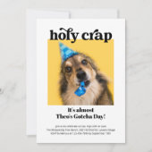 ホリおもしろいッククラップペットキャットドッグゴッチャデイ 招待状 (正面)