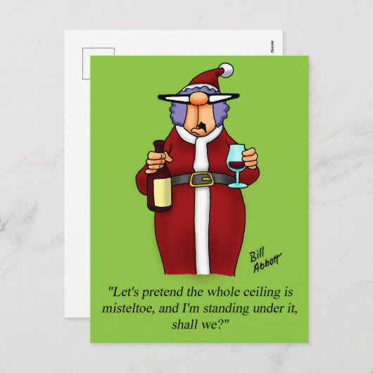 ホリおもしろいデーユーモアハガキ シーズンポストカード (正面/裏面)