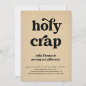 ホリおもしろいー・クラップゴー遠くにパーティの招待状 招待状 (正面)