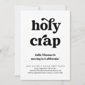 ホリおもしろいー・クラップゴー遠くにパーティの招待状 招待状 (正面)