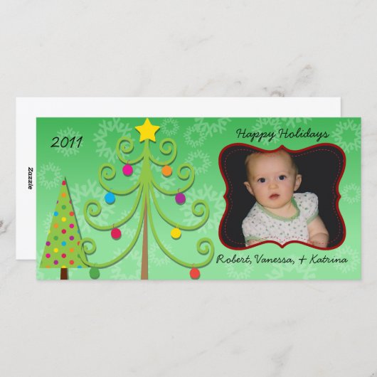 ホリお洒落ーカスタマイズフォトカード シーズンカード (正面/裏面)