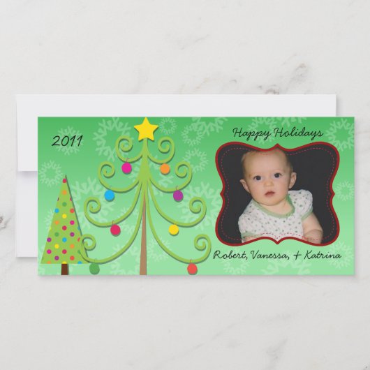 ホリお洒落ーカスタマイズフォトカード シーズンカード (正面)