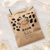 ホリお洒落ー牛誕生日は感謝す来る フェイバーバッグ (クリップ留めされた状態)