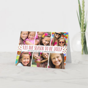 ホリすてきー写真数々の折りクリスマスカード シーズンカード