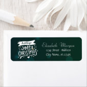 ホリすてきー、グリーンホリデー、クリスマス ラベル (インサイチュ)