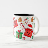 ホリよくはしゃぐデイ魔法マグ ツートーンマグカップ (正面右)