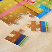 ホリエレガントカラフルーショッピングギフト ジグソーパズル (側面)