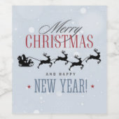 ホリエレガントティパーソナライズされたギフト用ワインボトル ワインラベル (シングルラベル)