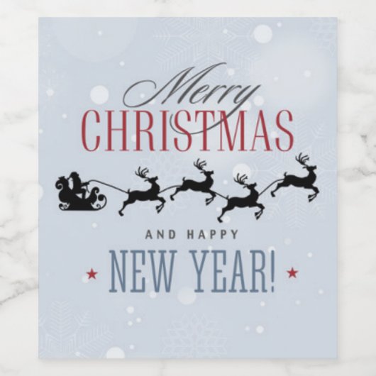 ホリエレガントティパーソナライズされたギフト用ワインボトル ワインラベル (シングルラベル)