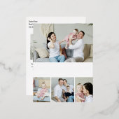 ホリエレガントデーフォトバラゴールドフォイルポストカード 箔シーズンポストカード (正面/裏面)