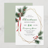 ホリエレガントベリークリス企業のマスパーティー 招待状 (正面/裏面)