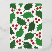 ホリエレガントーすてきフォトホリデーフォイルカード 箔シーズンカード (裏面)