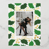 ホリエレガントーすてき2枚の写真 箔シーズンポストカード (正面)