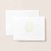 ホリエレガントーのクリスマスの写すてき真を持つ 箔カード (裏面封筒付き)