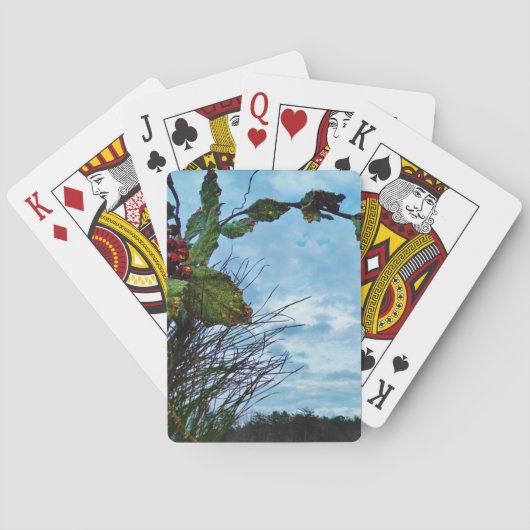 ホリエレガントーのクリスマス、青空 トランプ (裏面)